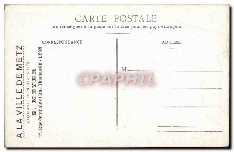 CPA Fantaisie Femme — Reverso