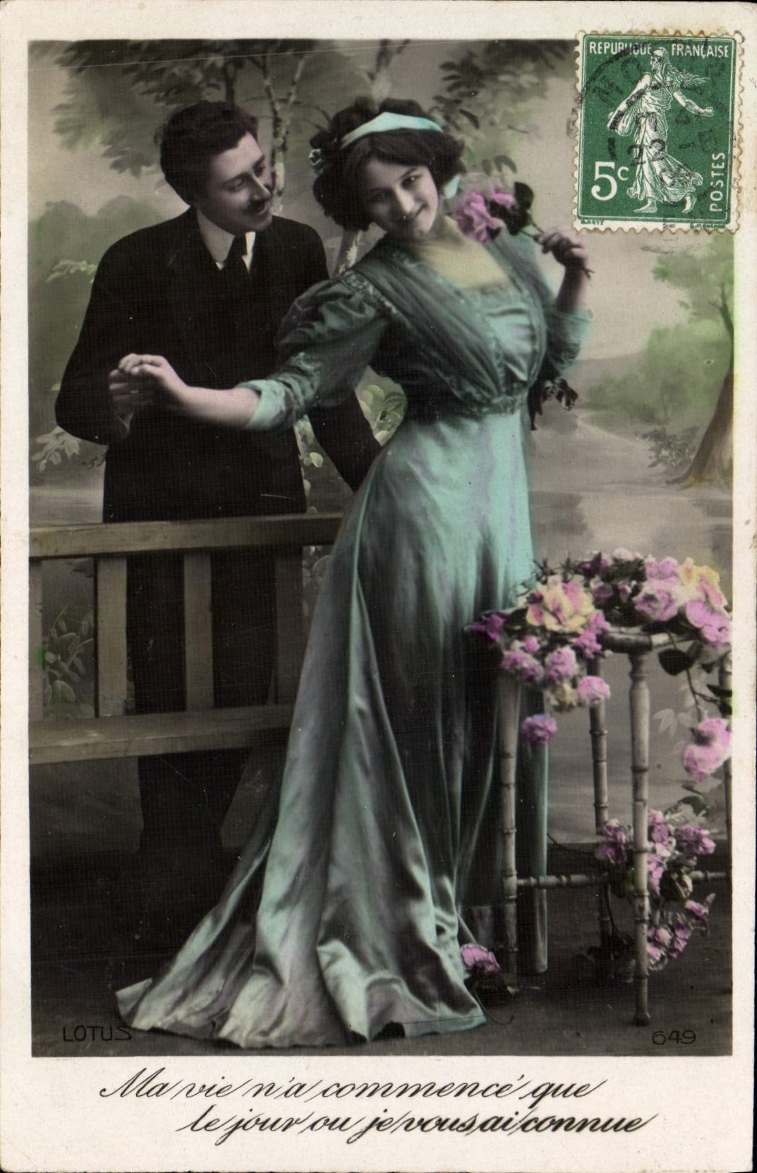 CPA Fantaisie Femme