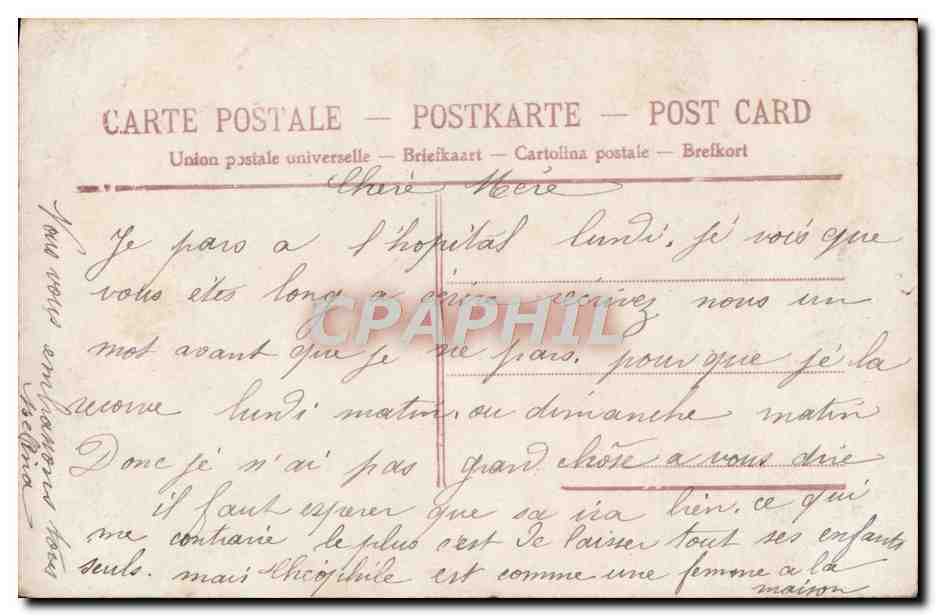 CPA Fantaisie Enfant — Verso