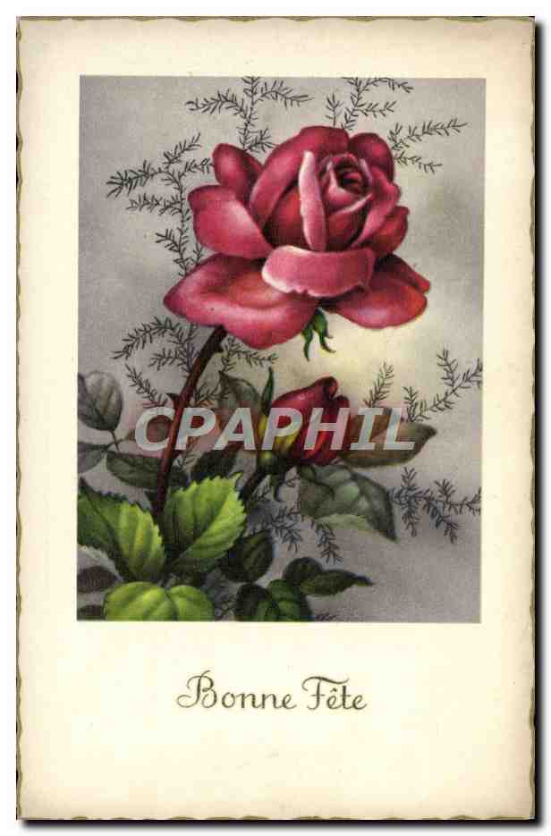 CPA Fantaisie Fleurs