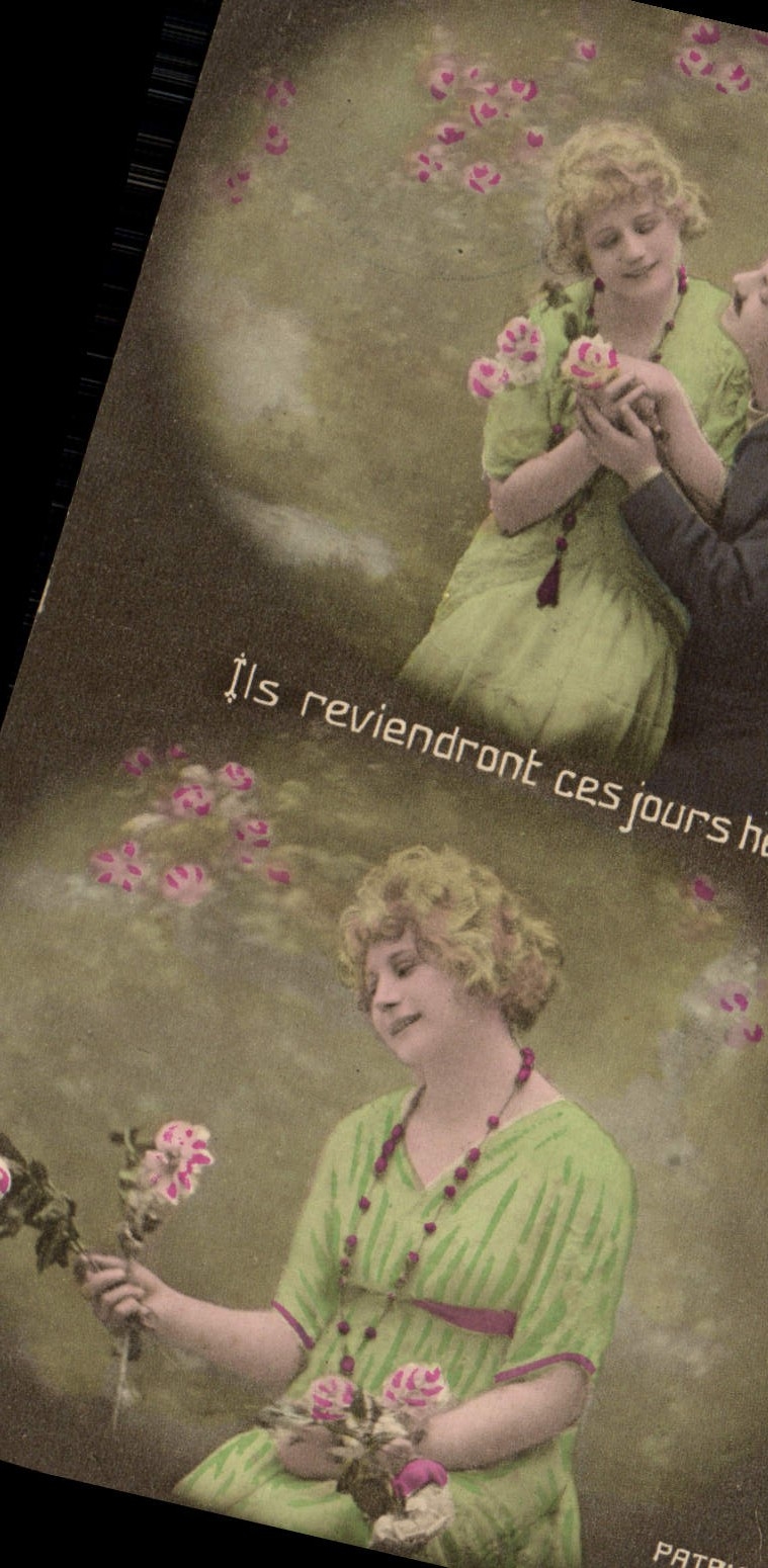 Giovinezza e rose — Torneranno questi giorni felici — Fabrique Française, ISO-PLATINE, N° (al retro)