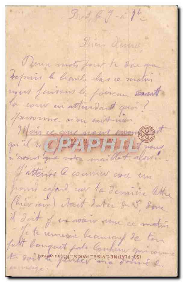 Jeune femme en robe verte — souvenir d'amour — éditeur anonyme — Verso