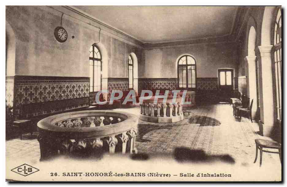 CPA Saint Honore les Bains Salle d'inhalation