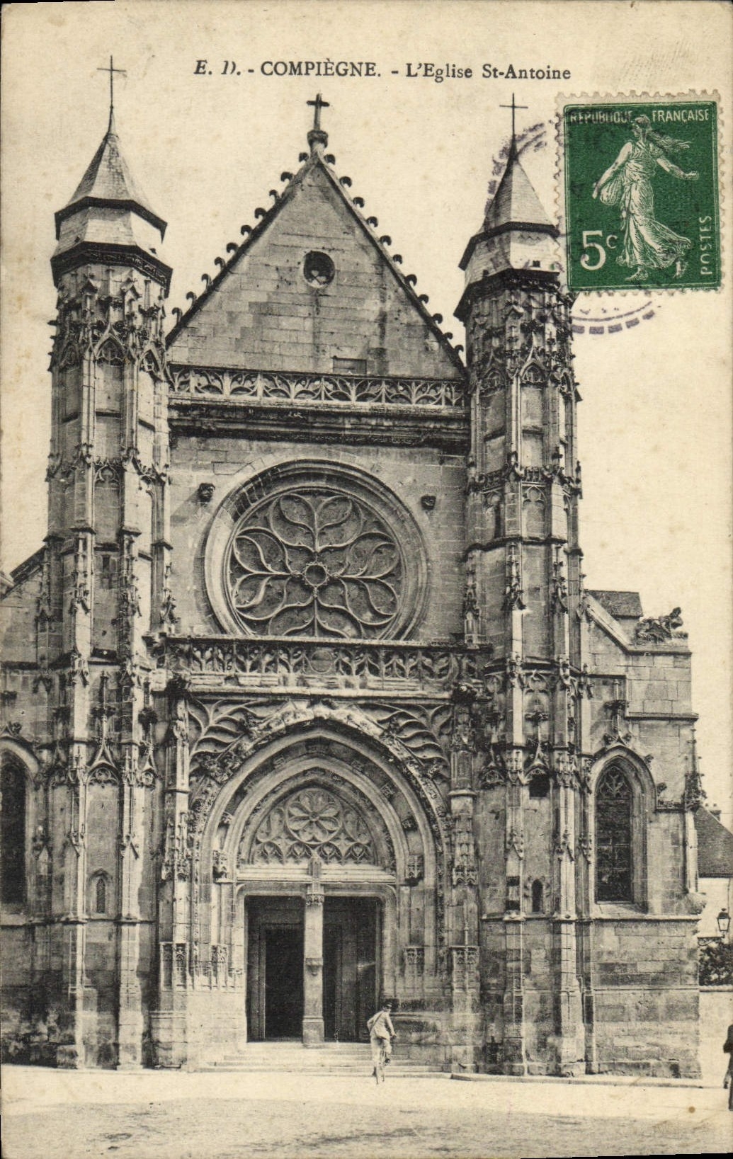 CPA Compiegne L'eglise St Antoine