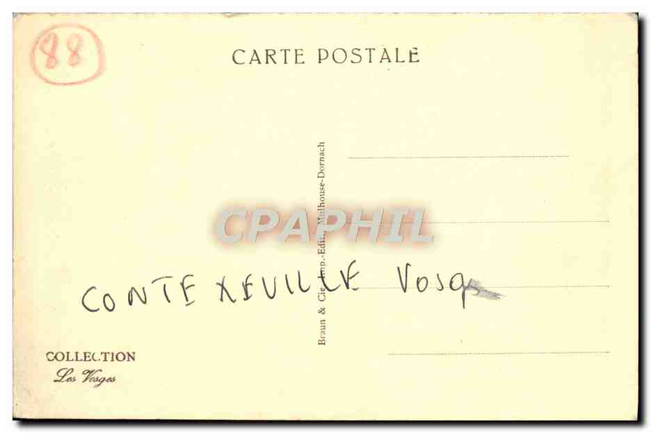 CPA Contrexeville La Chapelle Russe Russie Russia — Verso
