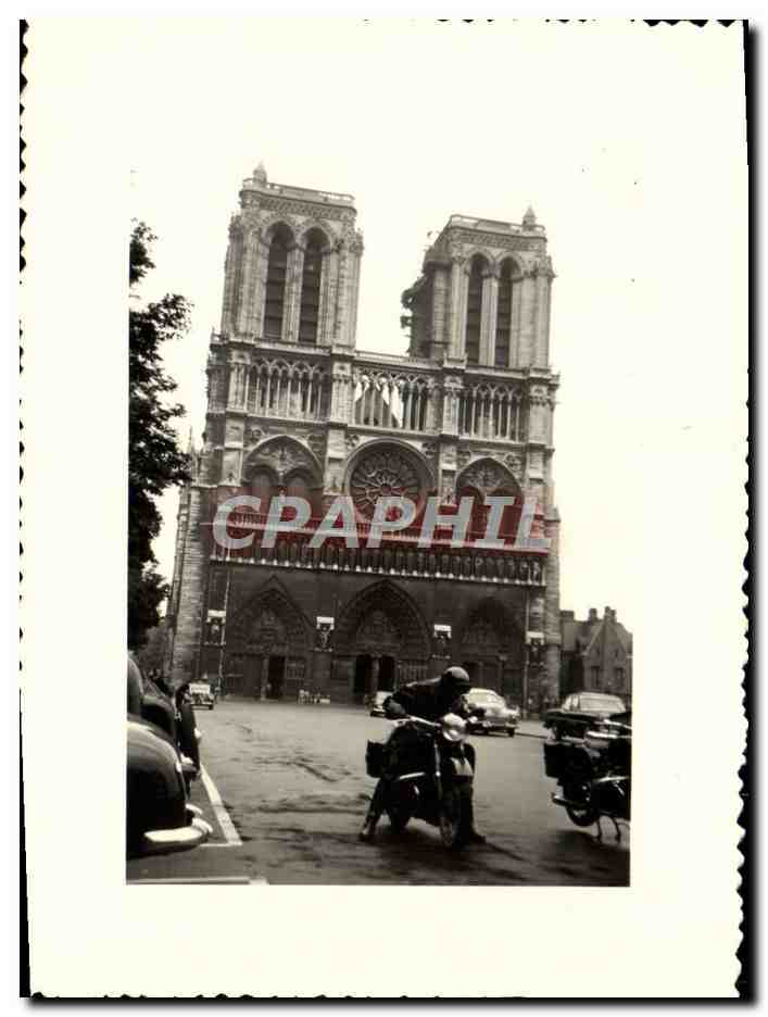 Photo Paris Notre Dame Scooter Moto