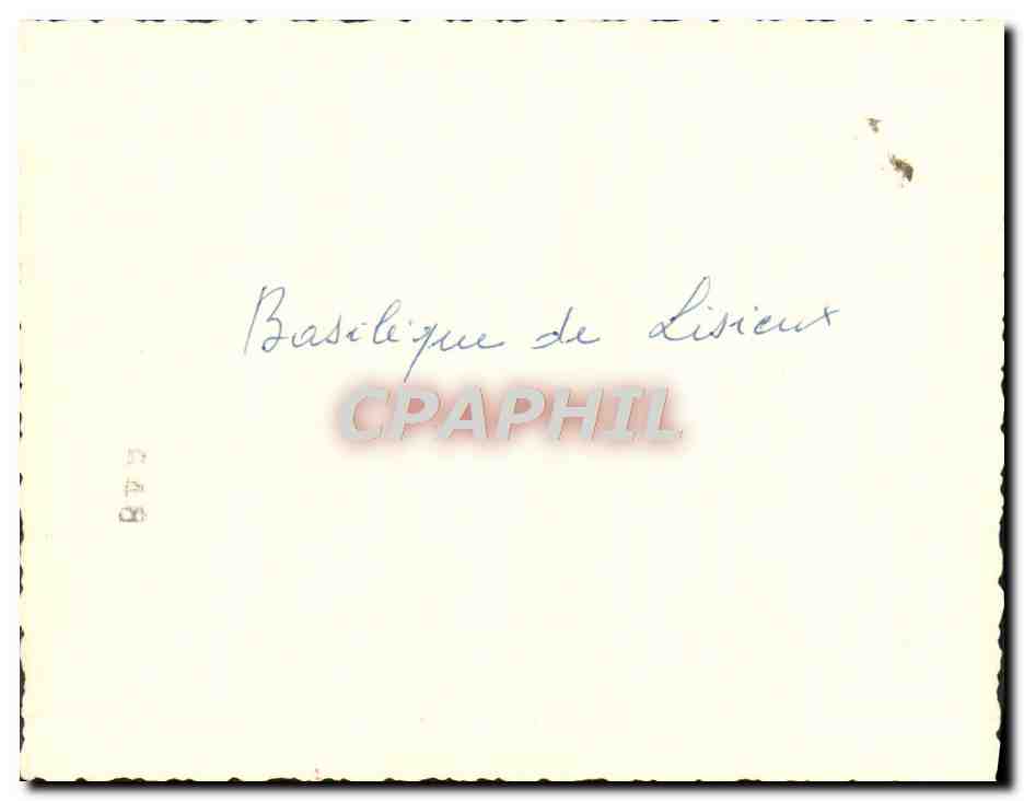 Photo Basilique de Lisieux 2CV Citroen — Rückseite