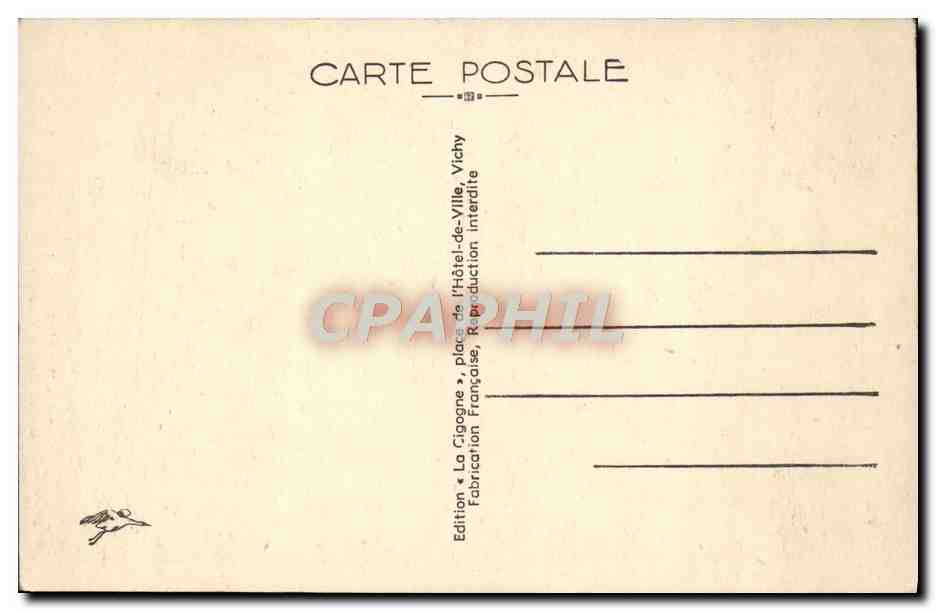 CPA Moulins Le Jacquemart  — Verso