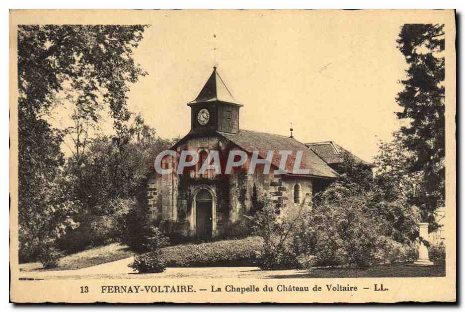 CPA Fernay Voltaire La Chapelle du Chateau de Voltaire