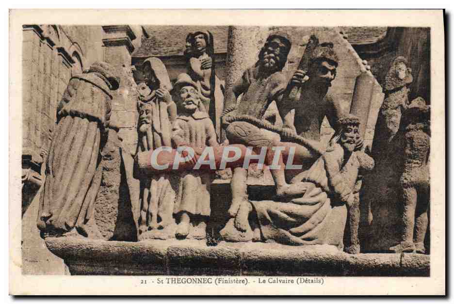 CPA St Thegonnec Le Calvaire