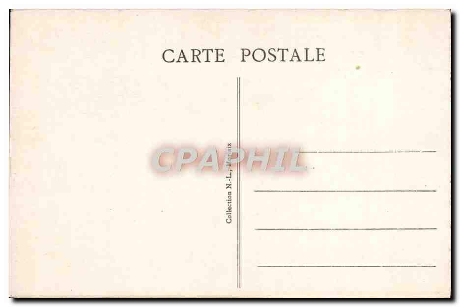 CPA St Thegonnec Le Calvaire — Rückseite