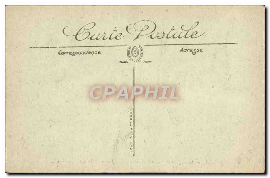 CPA Beaulieu Saint Jean et le Cap Ferrat — Rückseite
