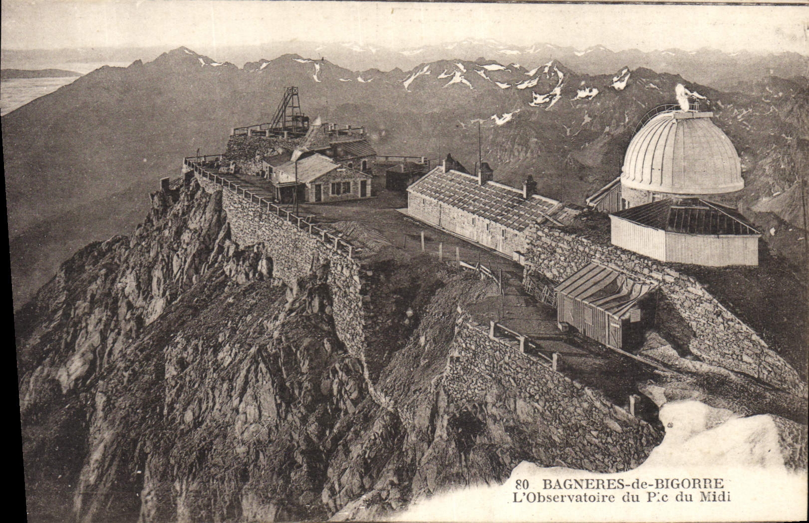 L'Observatoire du Pic du Midi — Bagnères-de-Bigorre — éditeur : Cie Alsacienne des Photomécaniques, Strasbourg