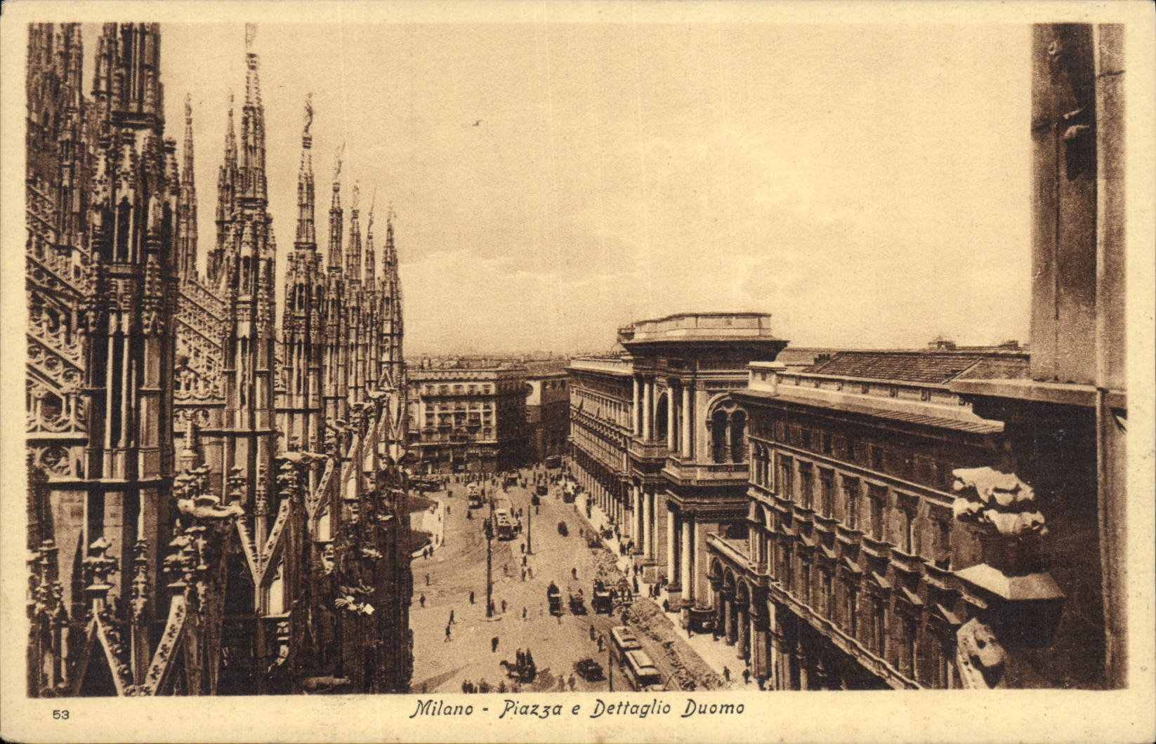 CPA Milano Piazza Dettaglio Duomo
