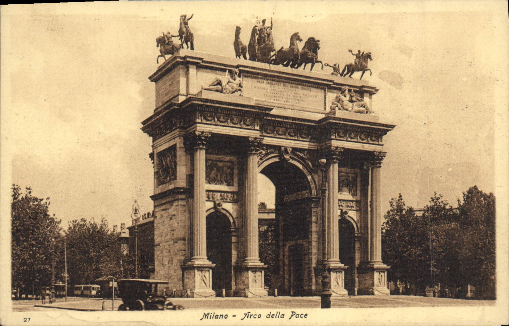 CPA Milano Arco Della Pace