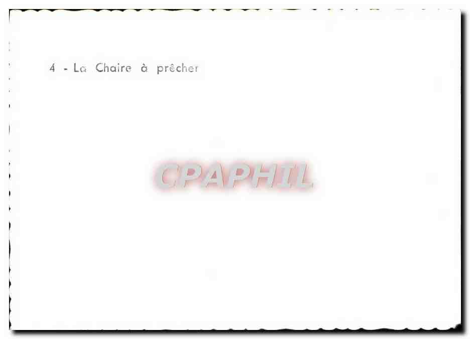CPM La chaire a precher — Rückseite