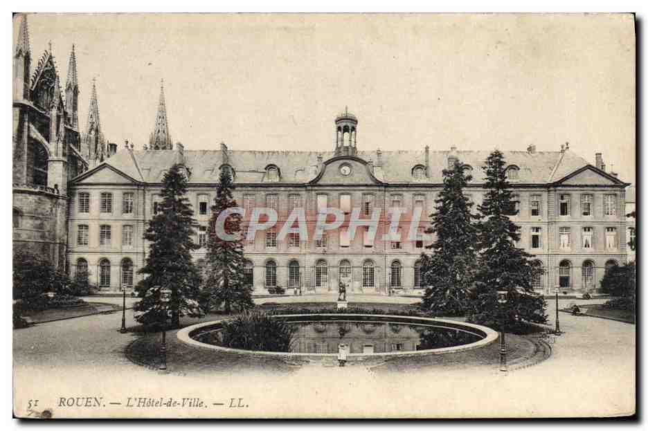 CPA Rouen L'Hotel de Ville