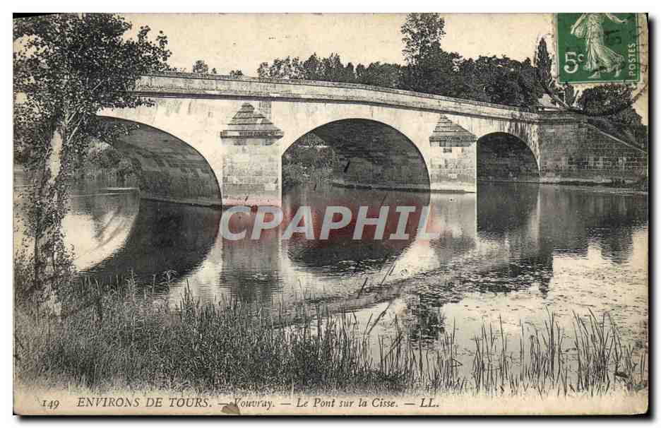 CPA Environs De Tours Vouvray Le Pont Sur la Cisse