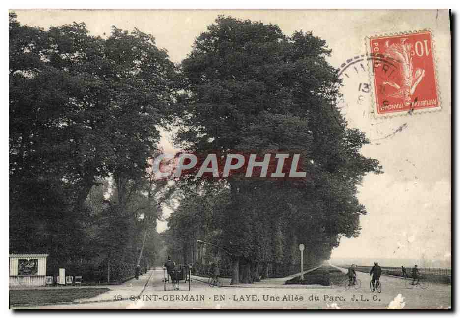 Saint-Germain-en-Laye — Une Allée du Parc — J.L.C.