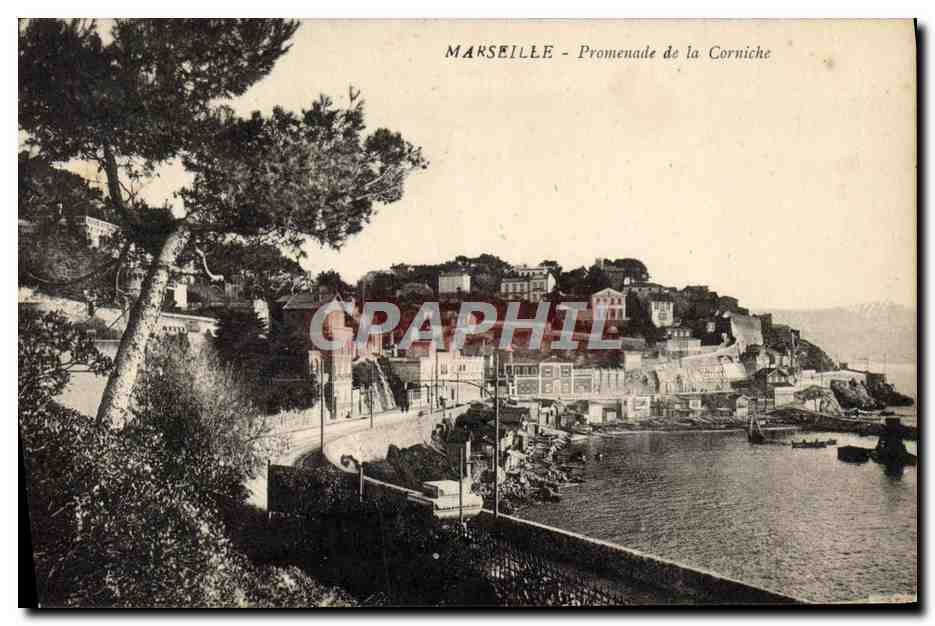 CPA Marseille Promenade de la Corniche