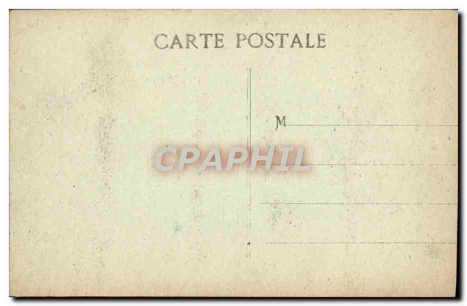 CPA Marseille Un Coin du Vieux Port Bateaux — Verso