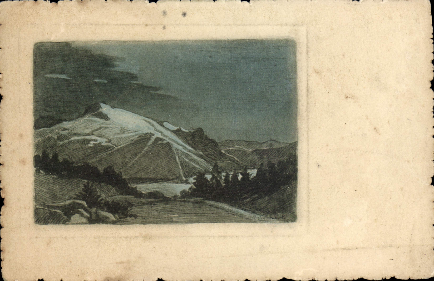 CPA Fantaisie Montagne