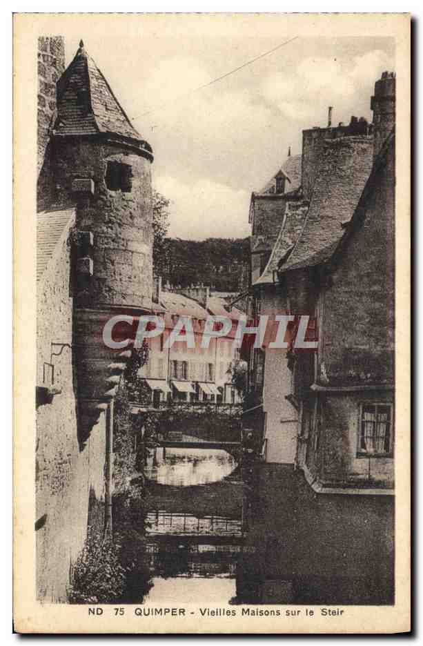 CPA Quimper Vieilles Maisons Sur le Steir