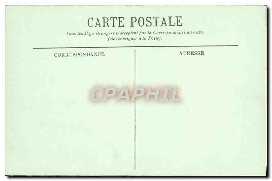 CPA Chambery Entree Du Chateau Portail St Dominique — Verso
