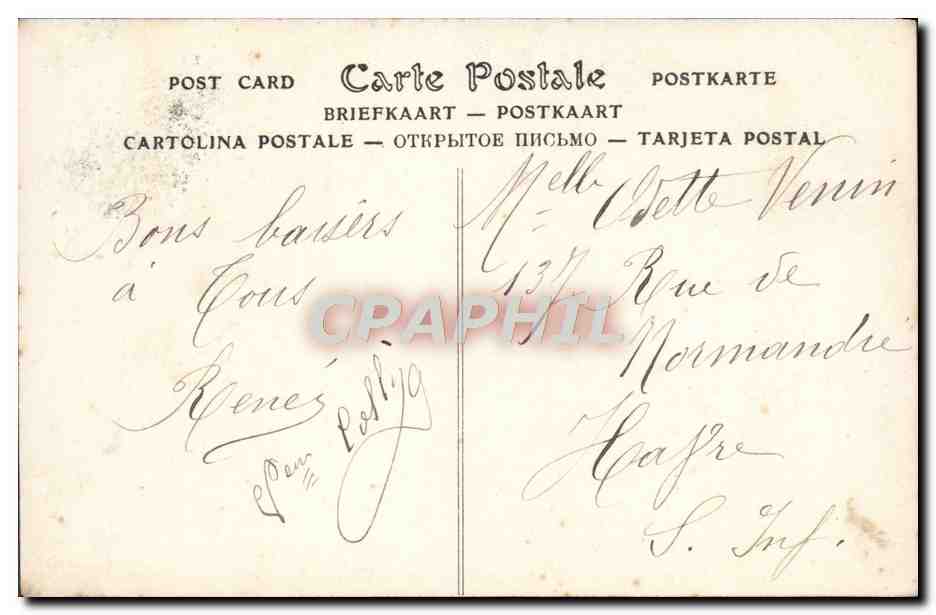 CPA Paris L'Hotel des Invalides  — Rückseite