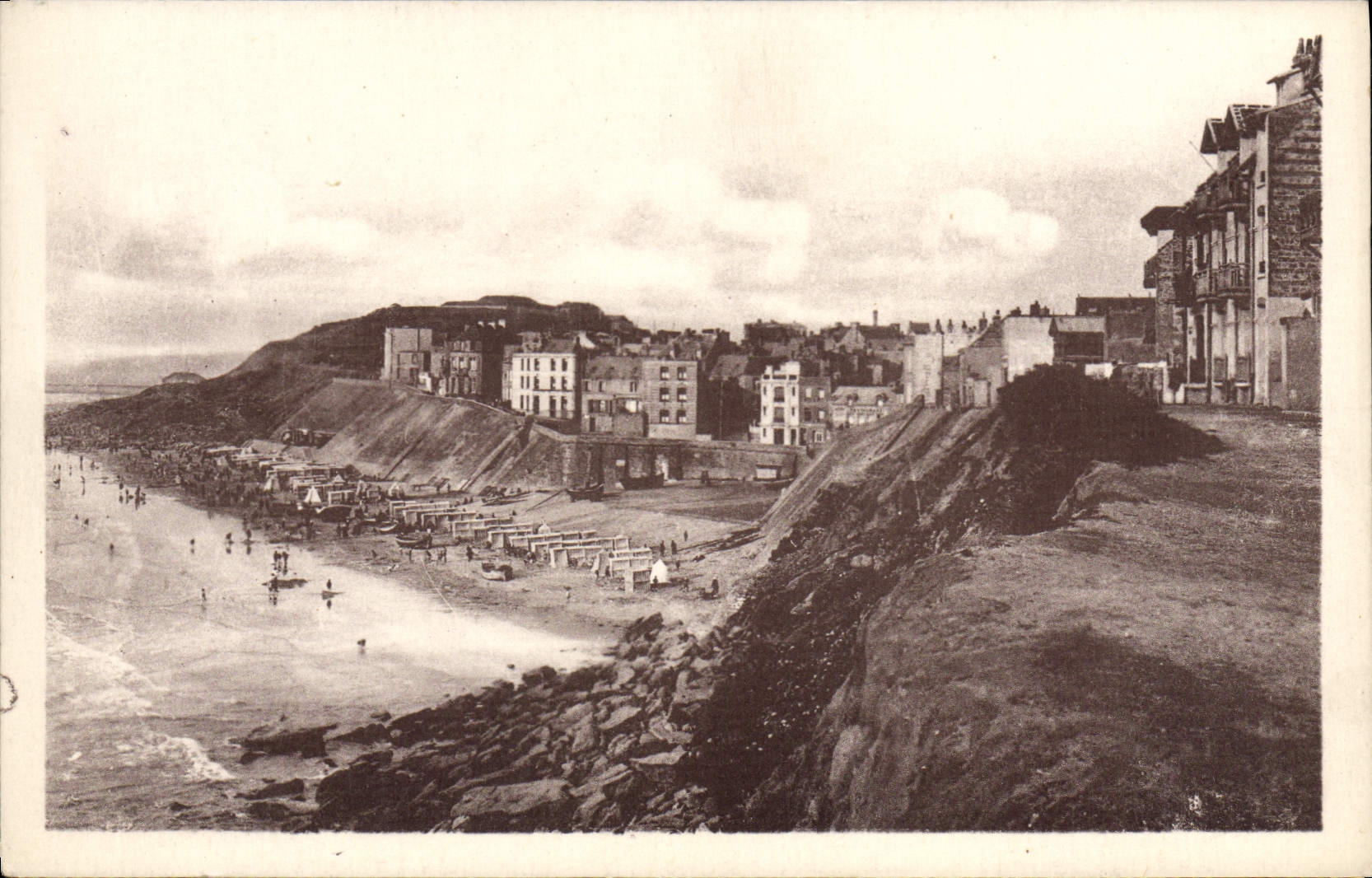 CPA Le Portel Le Chemin De La Falaise 