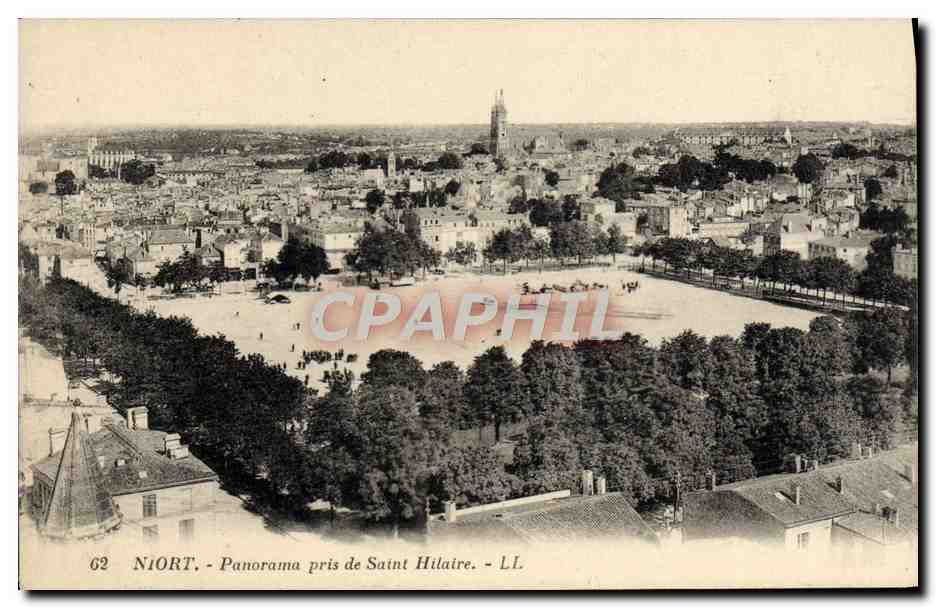 CPA Niort Panorama Pris de Saint Hilaire