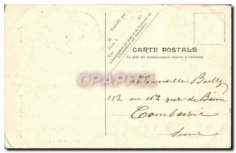 CPA Rouen La Haute Vieille Tour — Verso