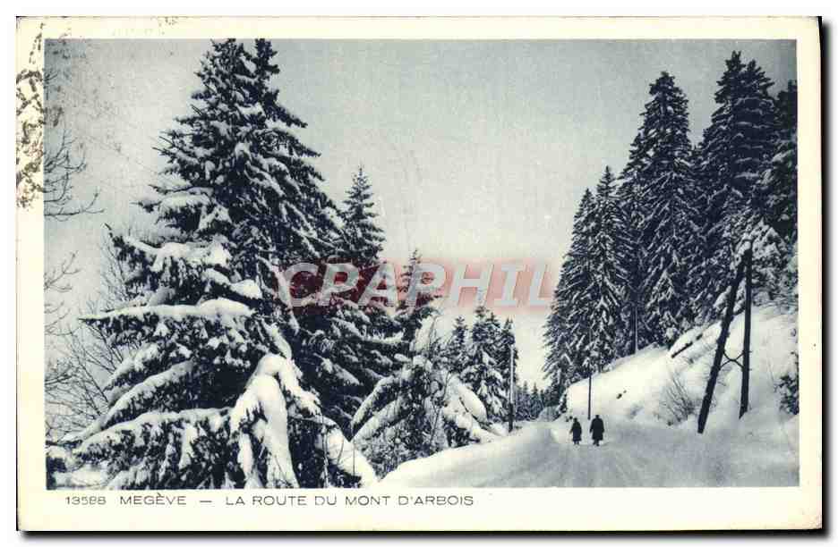 CPA Megeve La route du Mont d'Arbois