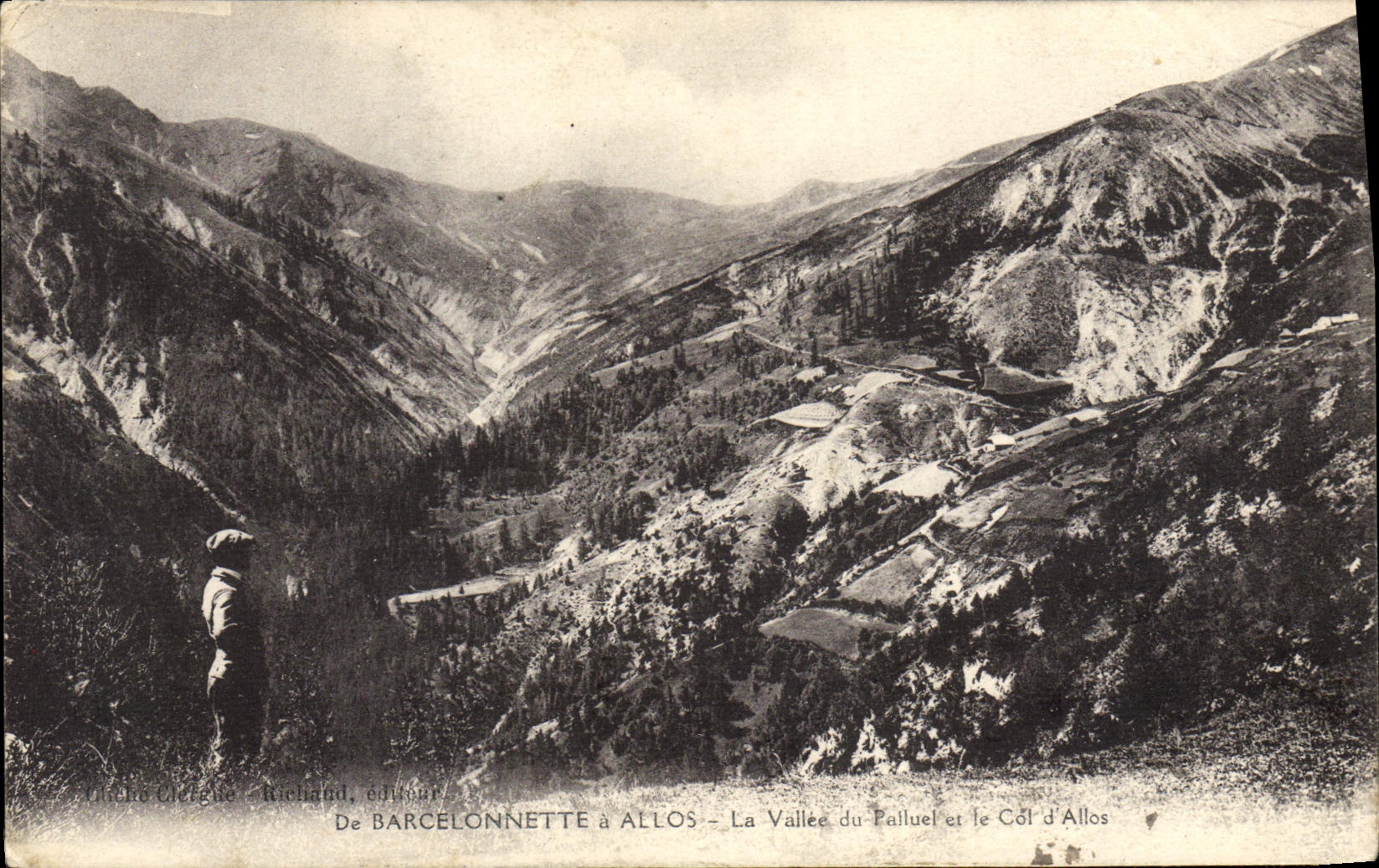 De BARCELONNETTE à ALLOS — La Vallée du Palluel et le Col d'Allos — Richaud, éditeur