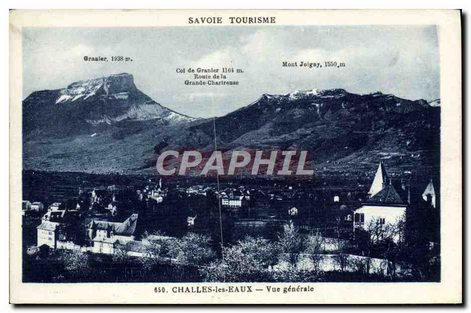 CPA Challes les Eaux Vue Generale