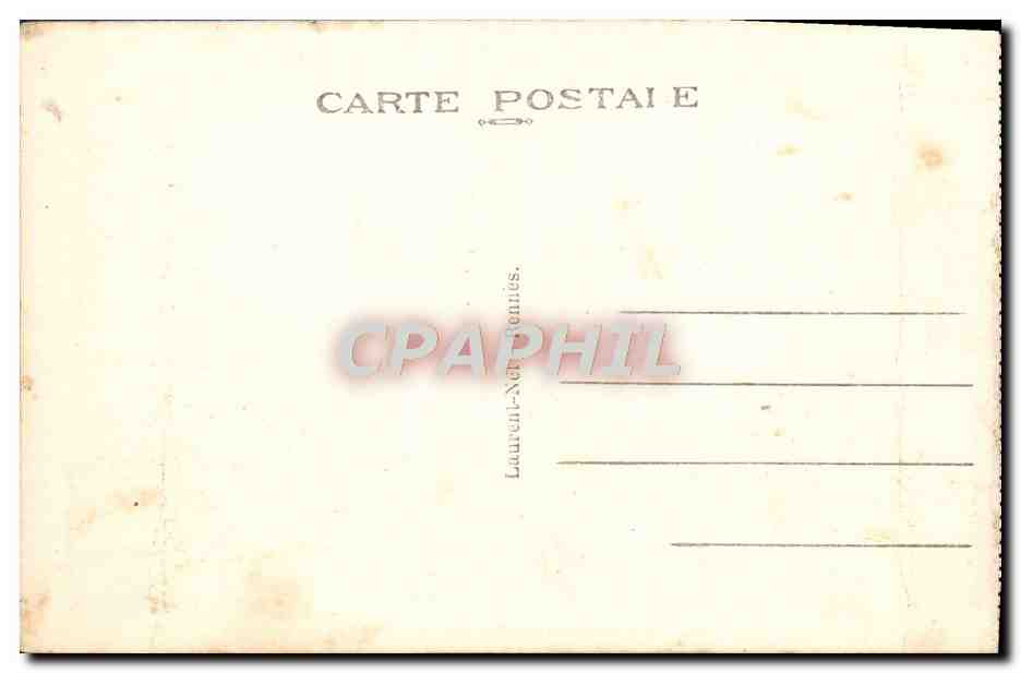 CPA Le Mont Saint Michel Cote Nord Est Peche Pecheur  — Rückseite