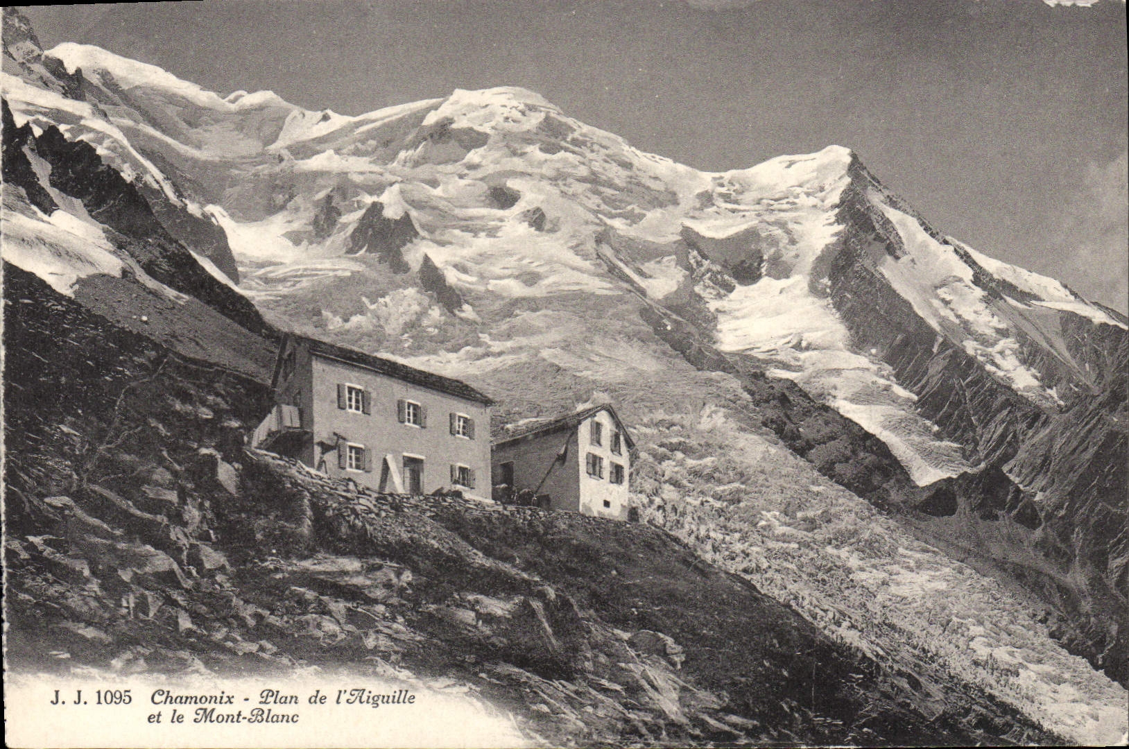 Chamonix - Plan de l'Aiguille et le Mont-Blanc — J. J. 1095