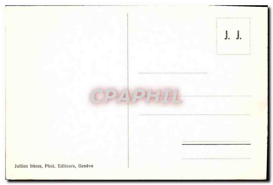 Chamonix - Plan de l'Aiguille et le Mont-Blanc — J. J. 1095 — Reverso