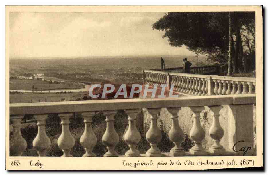 CPA Vichy Vue Generale Prise de la Cote St Amand