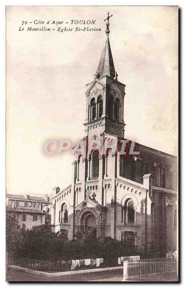 CPA Toulon Le Mourillon Eglise St Flavien
