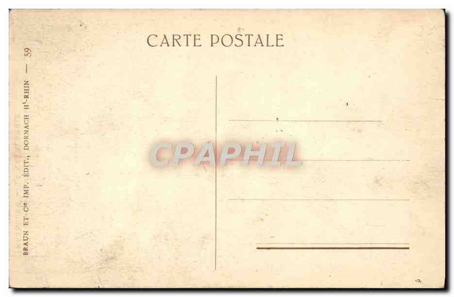 CPA Strasbourg La Cathedrale — Verso