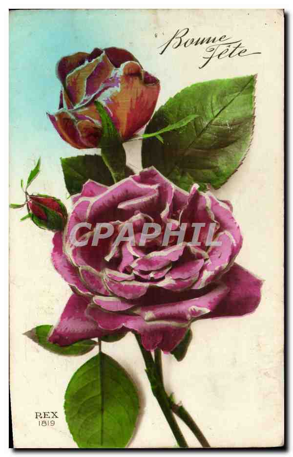 CPA Fantaisie Fleurs