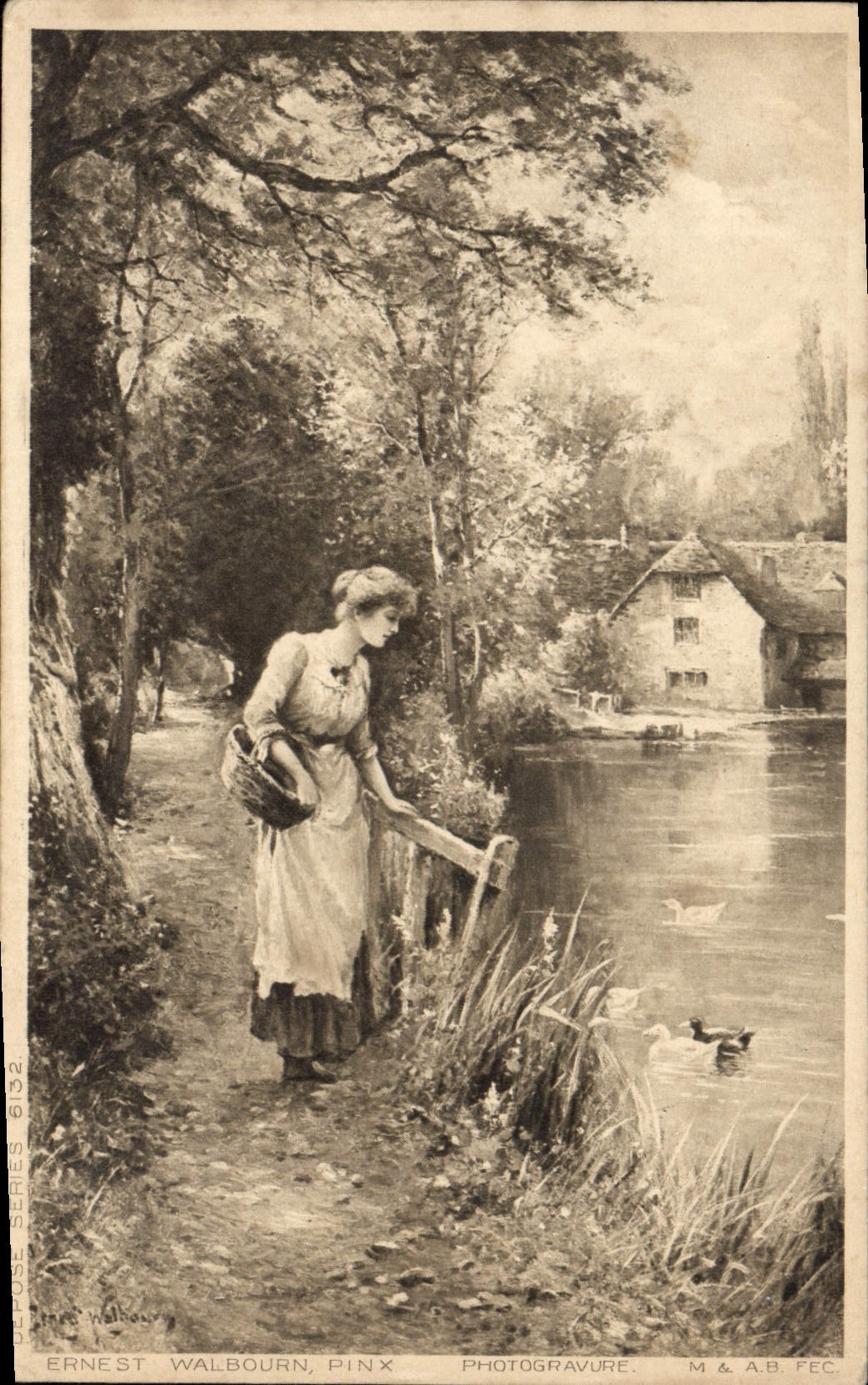 CPA Fantaisie Femme 