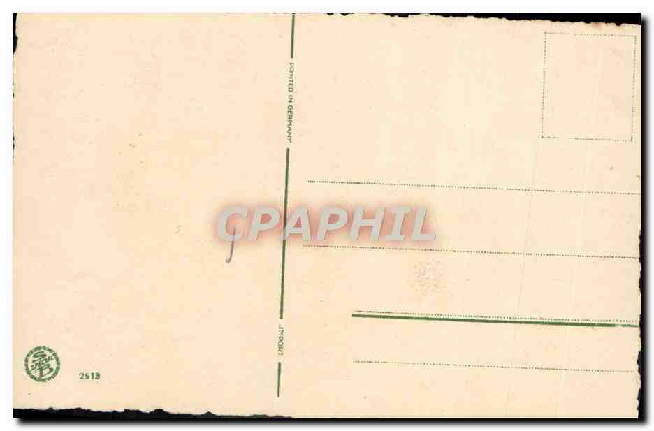 CPA Fantaisie Fleurs — Verso