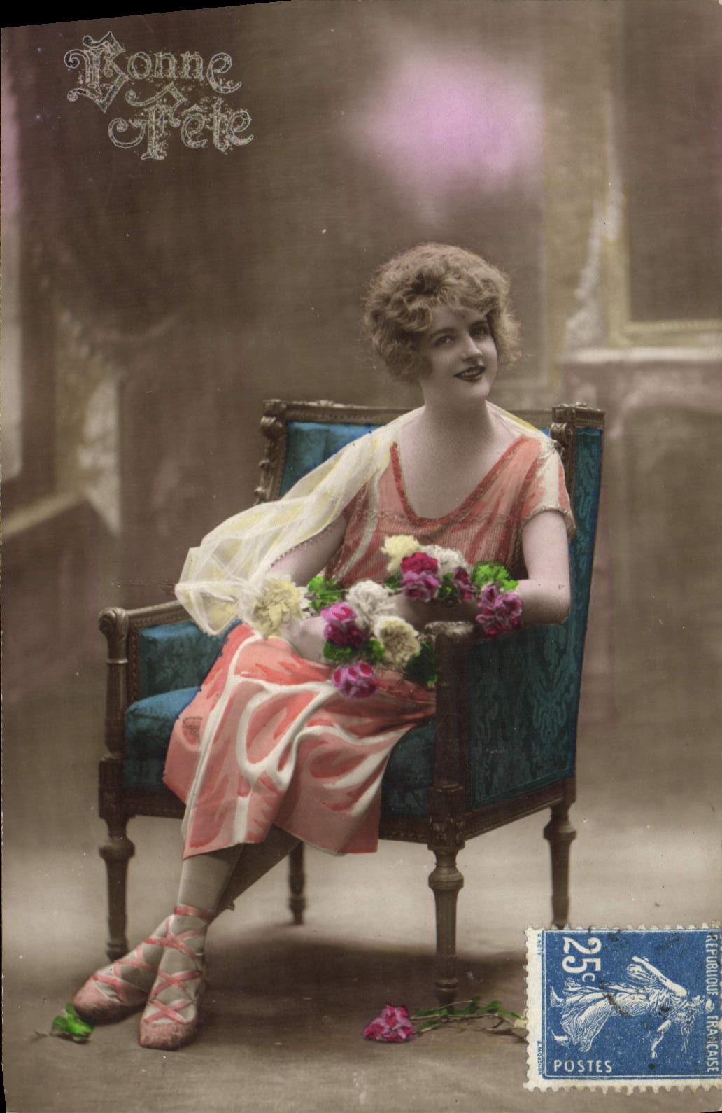 CPA Fantaisie Femme 