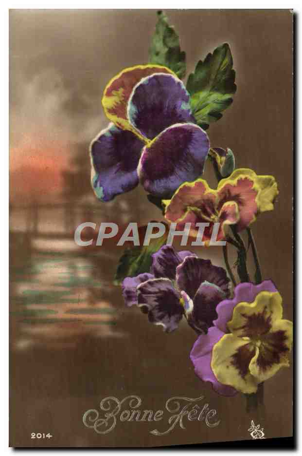 CPA Fantaisie Fleurs