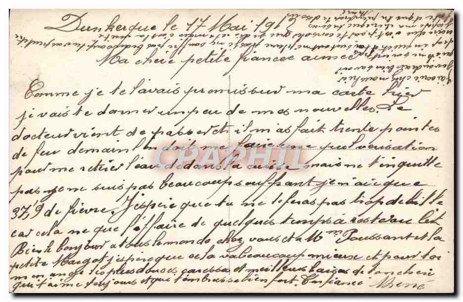 Couple en tenue de soirée — Paris — éditeur anonyme, n° 1171 — Rückseite