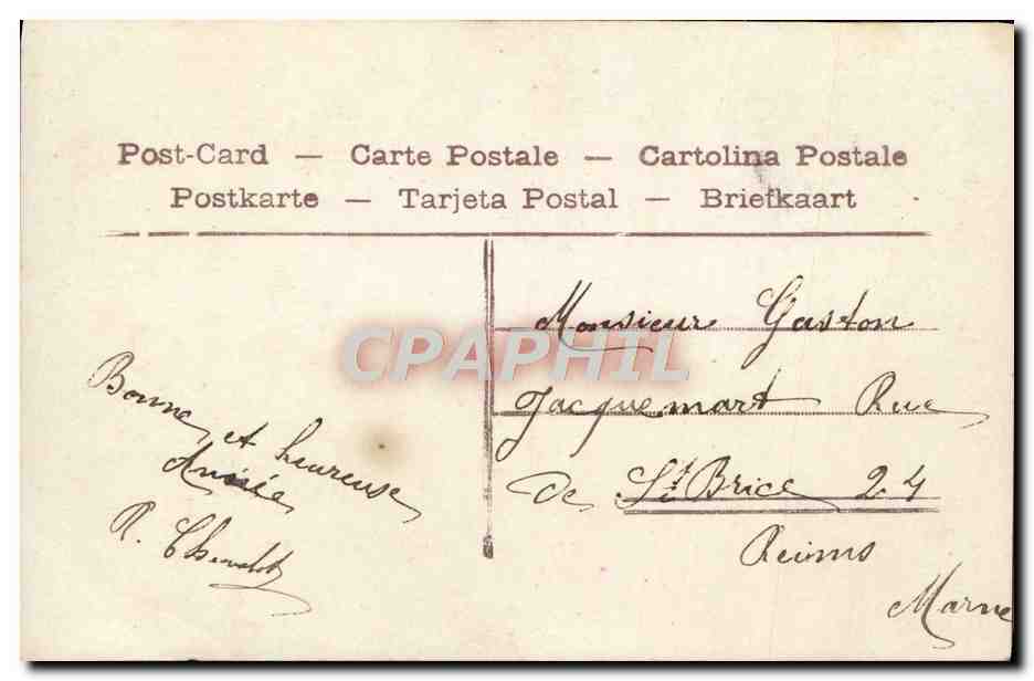 Femme au volant d'une voiture — carte postale colorisée — éditeur A. Fournier, n° 863 — Reverso
