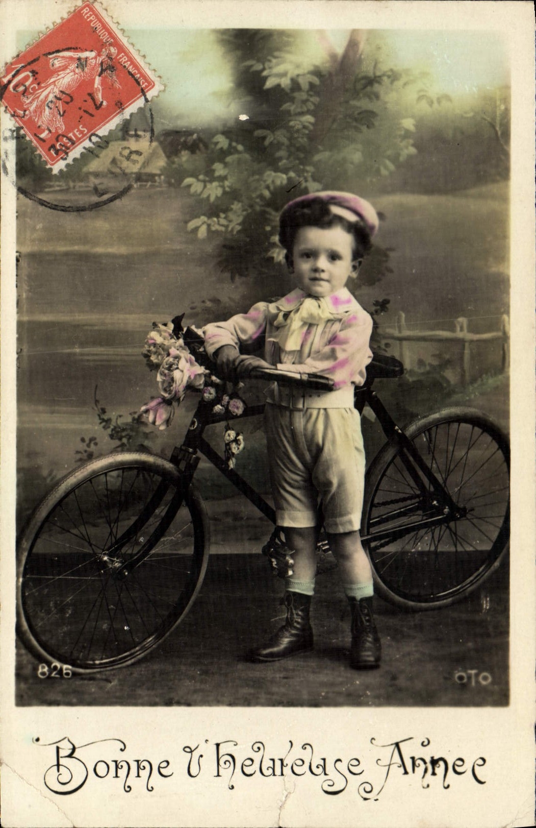 CPA Fantaisie Enfant Velo Cycle 