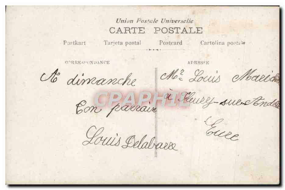CPA Fantaisie Enfant  — Verso